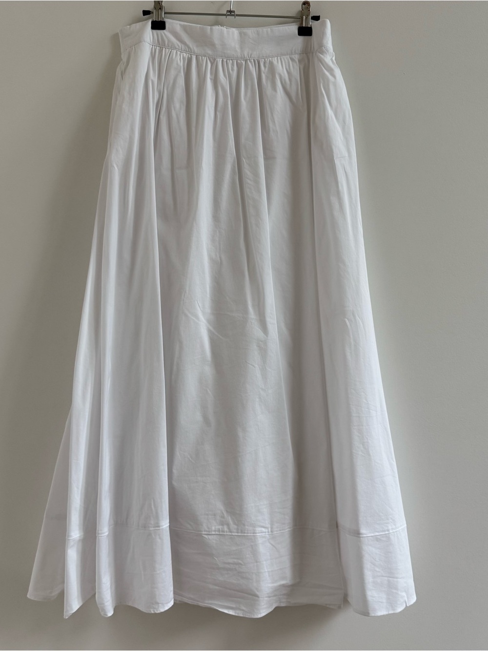 Dynamite White A-Line Maxi Skirt